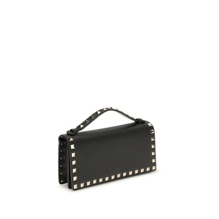 Valentino Garavani Black Calf Leather Wallet