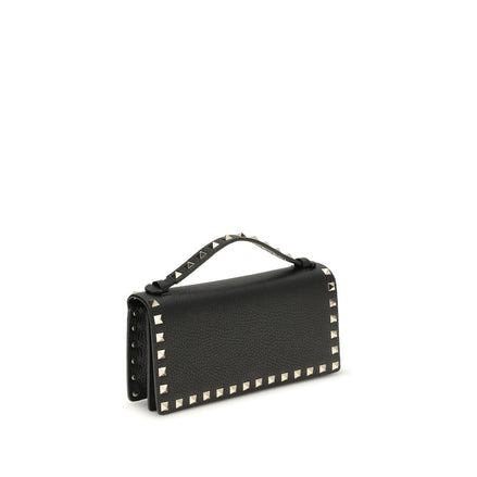 Valentino Garavani Black Calf Leather Wallet