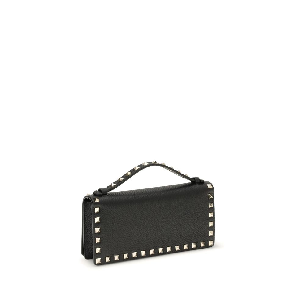 Valentino Garavani Black Calf Leather Wallet