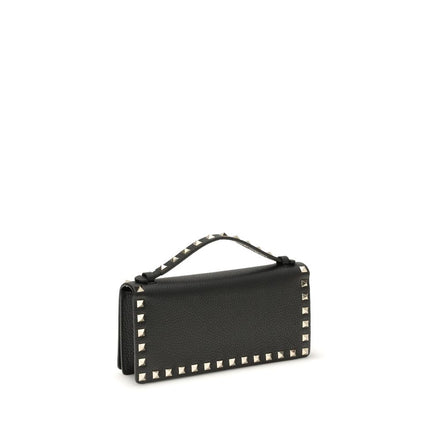 Valentino Garavani Black Calf Leather Wallet