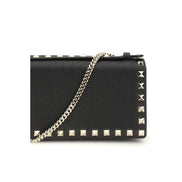 Valentino Garavani Black Calf Leather Wallet