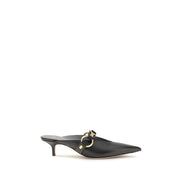 Balenciaga Black Calf Leather Mules