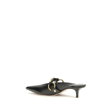 Balenciaga Black Calf Leather Mules