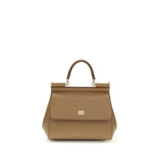Dolce & Gabbana Beige Calf Leather Shoulder Bag