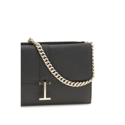 Tom Ford Black Calf Leather Shoulder Bag