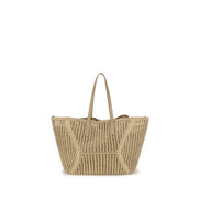 Brunello Cucinelli Beige Raffia Handbag