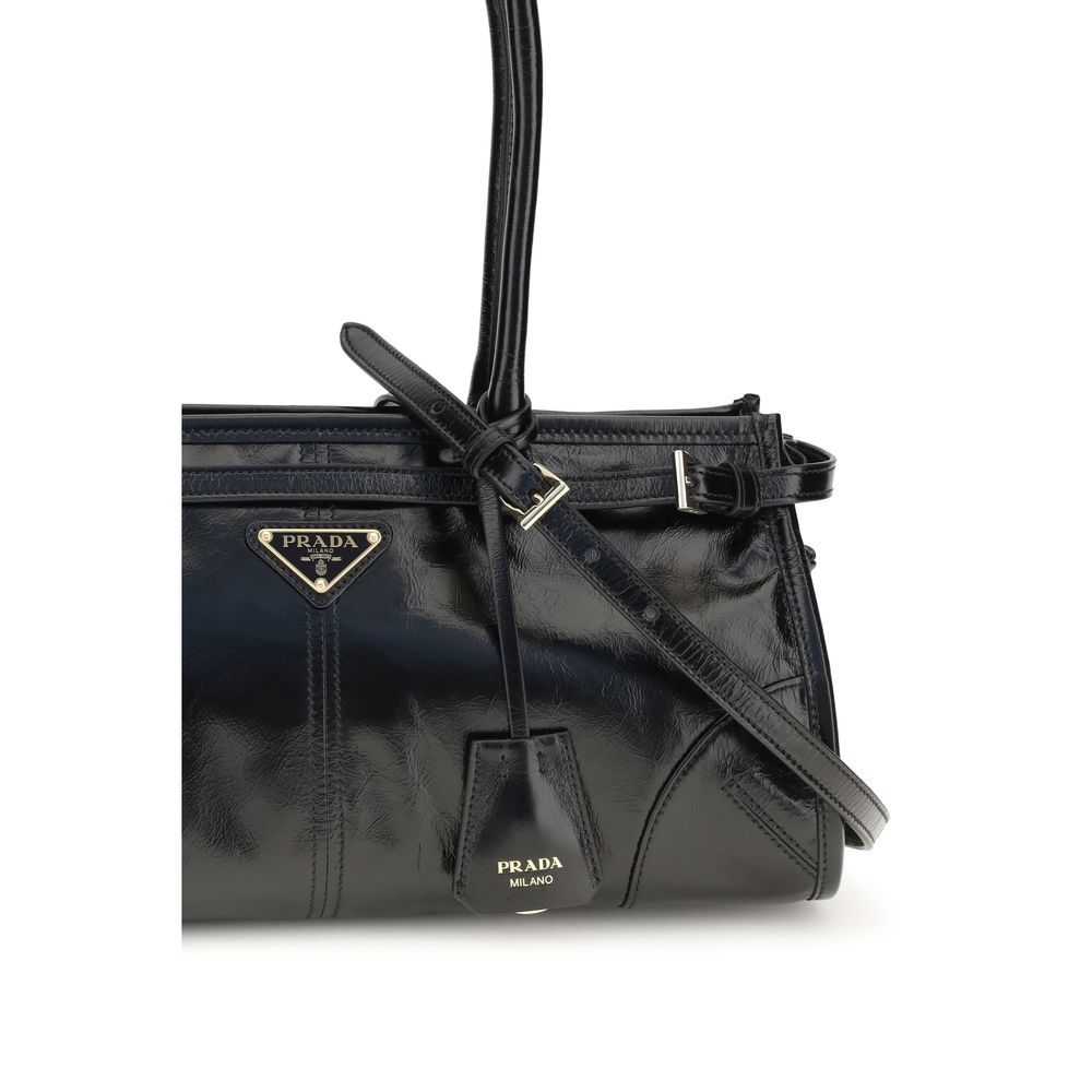 Prada Black Calf Leather Handbag