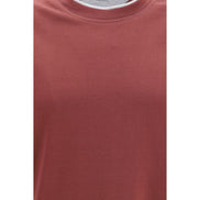 Brunello Cucinelli Bordeaux Cotton T-Shirt