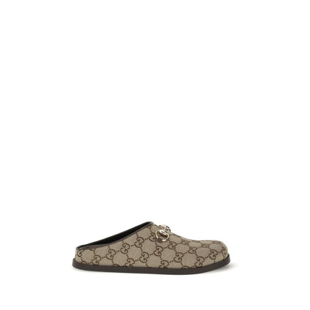 Gucci Beige Rubber Mules