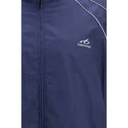 Balenciaga Blue Cotton Shell Jacket