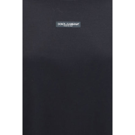 Dolce & Gabbana Black Cotton T-Shirt