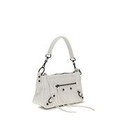 Balenciaga White Lambskin Handbag