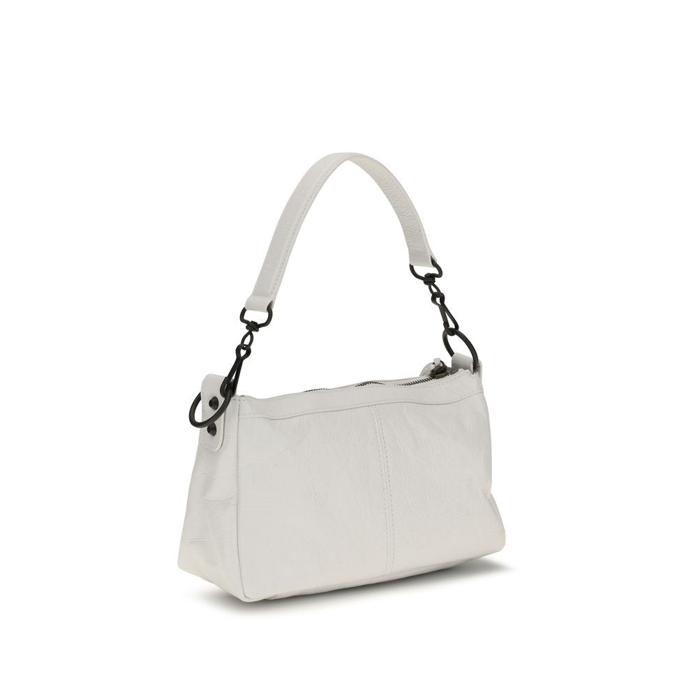 Balenciaga White Lambskin Handbag