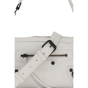 Balenciaga White Lambskin Handbag