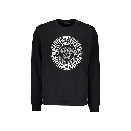Versace Black Cotton Sweatshirt