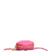 Dolce & Gabbana Pink Calf Leather DG Logo Multifunctional Kit Bag