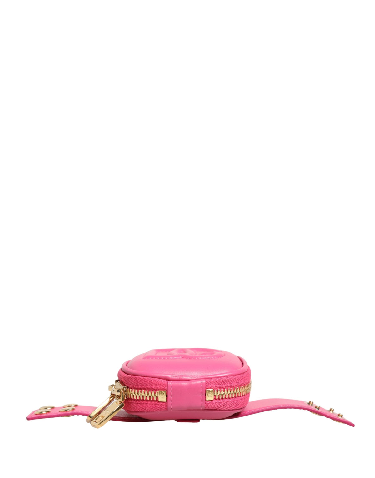 Dolce & Gabbana Pink Calf Leather DG Logo Multifunctional Kit Bag