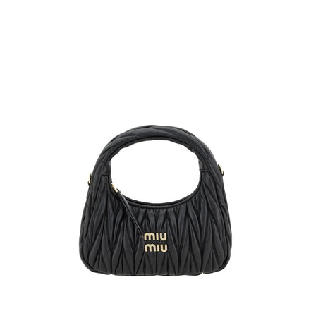 Miu Miu Black Calf Leather Handbag