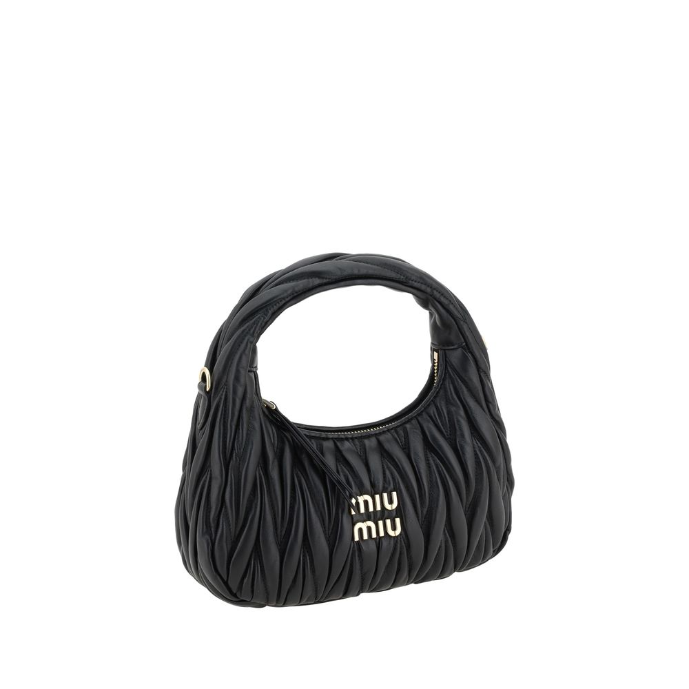 Miu Miu Black Calf Leather Handbag