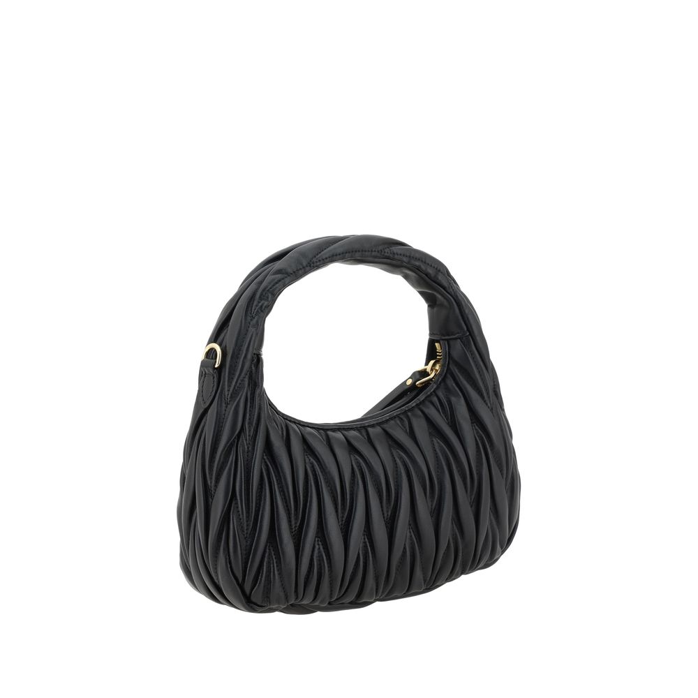 Miu Miu Black Calf Leather Handbag