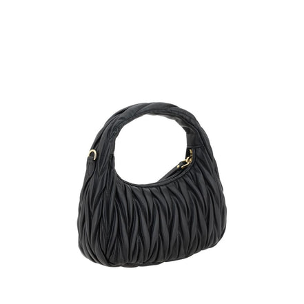 Miu Miu Black Calf Leather Handbag