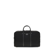Prada Black Recycled Polyamide Luggage And Travel