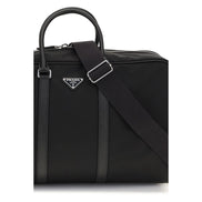 Prada Black Recycled Polyamide Luggage And Travel