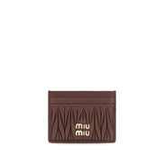 Miu Miu Bordeaux Lambskin Wallet