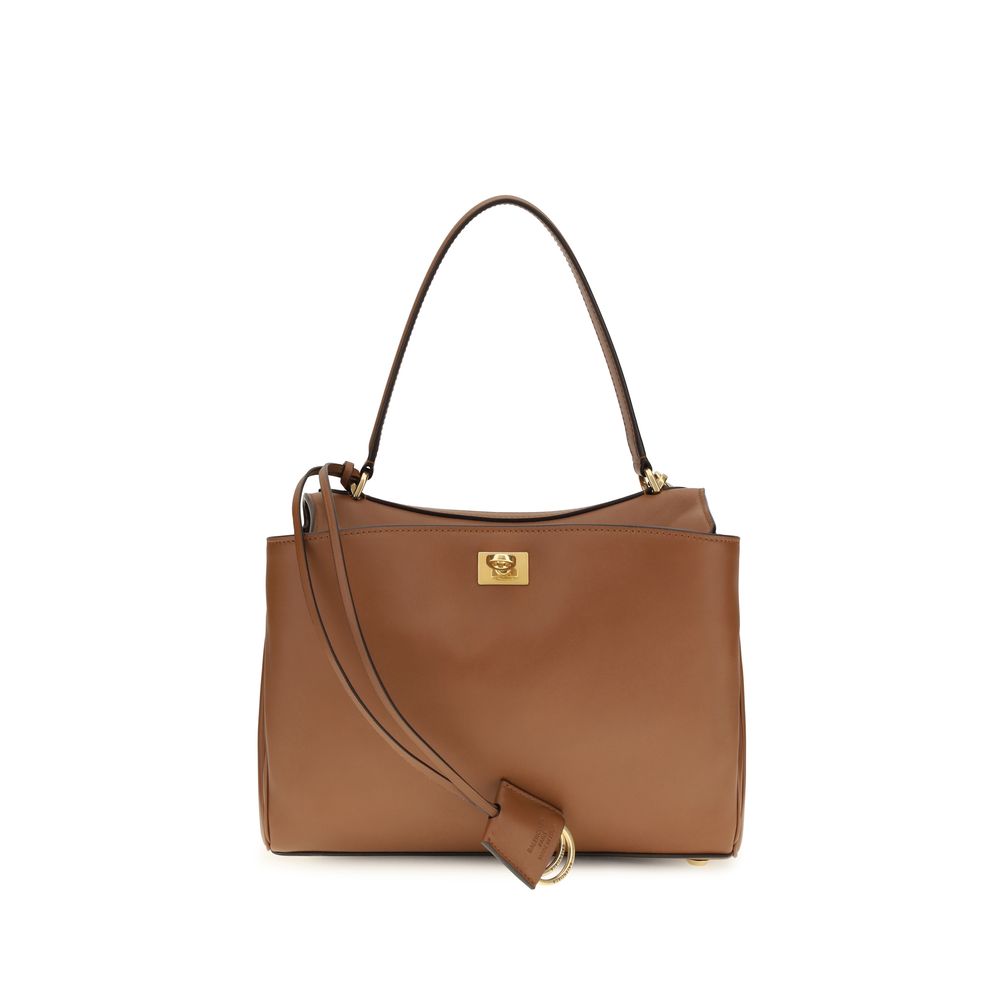 Balenciaga Brown Calf Leather Shoulder Bag