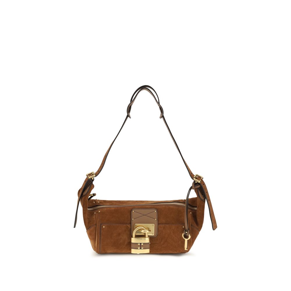 Chloé Brown Calf Leather Shoulder Bag