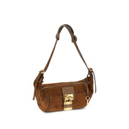 Chloé Brown Calf Leather Shoulder Bag