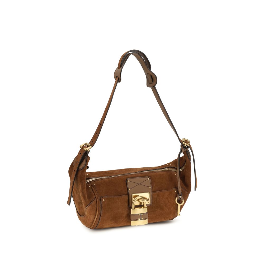 Chloé Brown Calf Leather Shoulder Bag