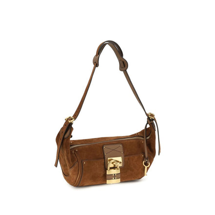 Chloé Brown Calf Leather Shoulder Bag
