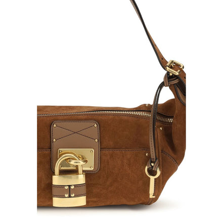 Chloé Brown Calf Leather Shoulder Bag