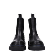 Burberry Black Leather Ankle Boots