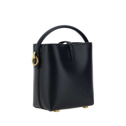 Saint Laurent Black Calf Leather Shoulder Bag