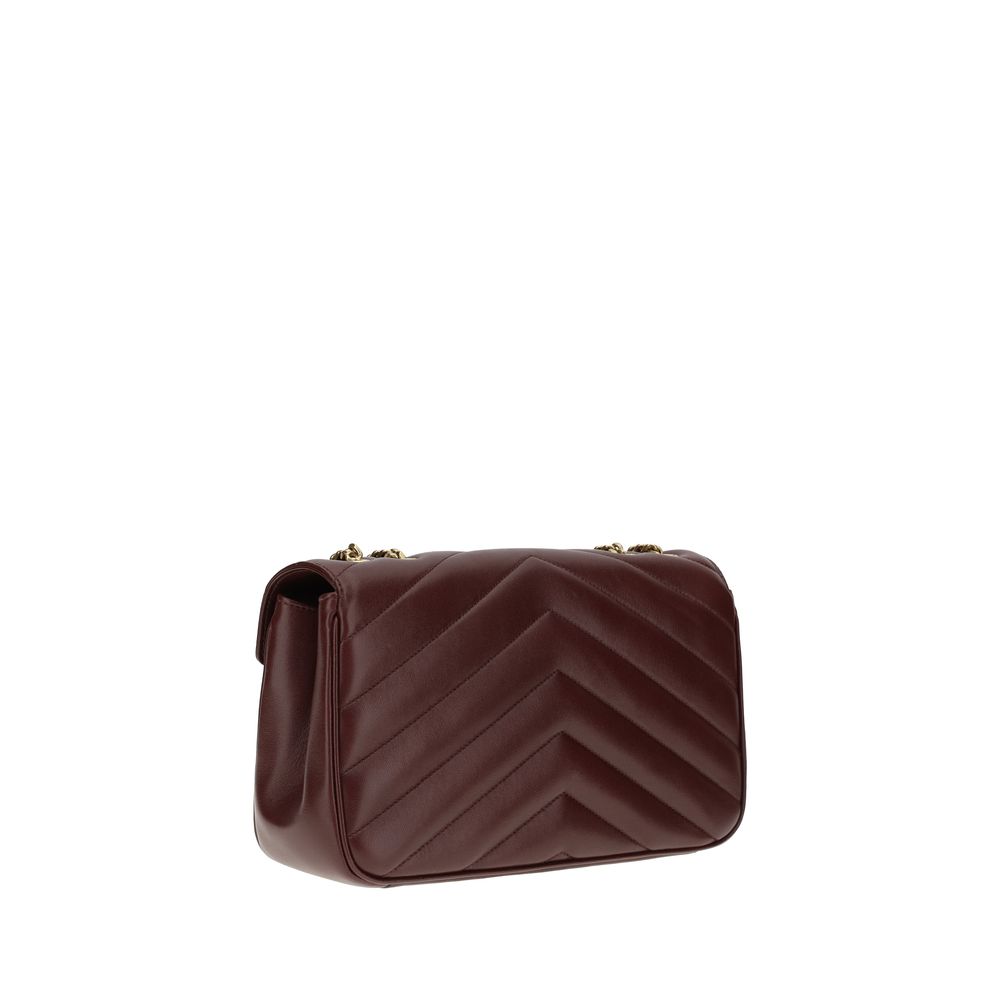 Saint Laurent Bordeaux  Shoulder Bag
