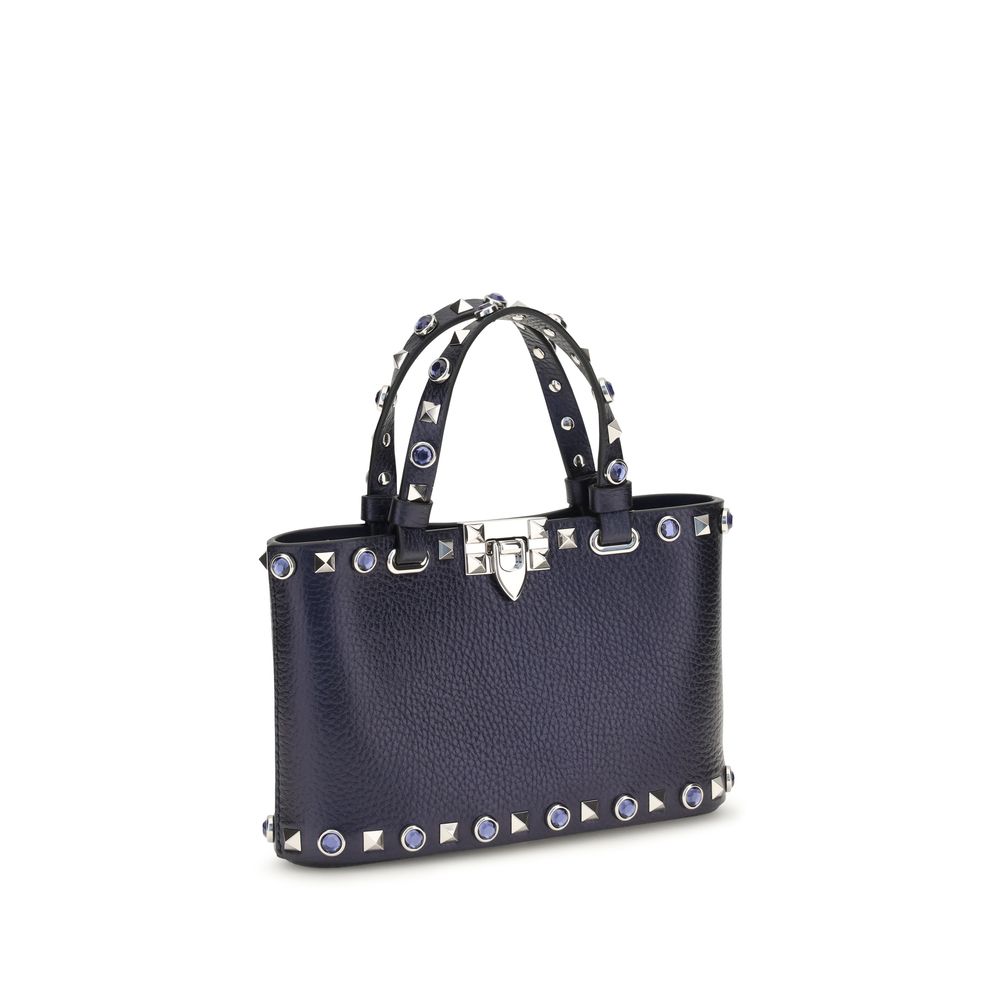 Valentino Garavani Black Calf Leather Handbag