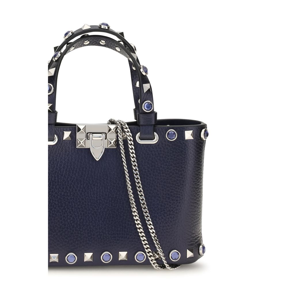 Valentino Garavani Black Calf Leather Handbag