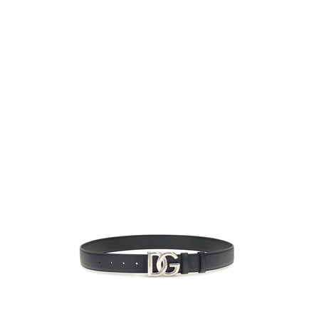 Dolce & Gabbana Black Leather Regular Belt