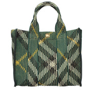 Burberry Green Fabric Handbag