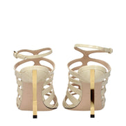 Tom Ford Beige Leather Stiletto Heel Sandals