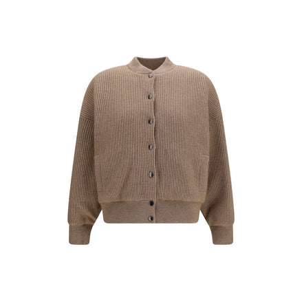 Brunello Cucinelli Beige Cashmere Bomber