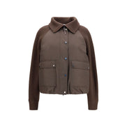 Brunello Cucinelli Brown Polyester Full-Length Jacket