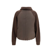 Brunello Cucinelli Brown Polyester Full-Length Jacket