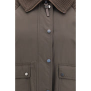 Brunello Cucinelli Brown Polyester Full-Length Jacket