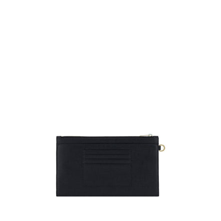 Saint Laurent Black Calf Leather Wallet