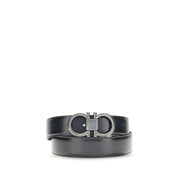 Ferragamo Blue Leather Regular Belt