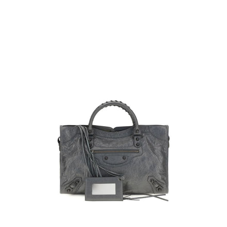 Balenciaga Gray Lambskin Shoulder Bag