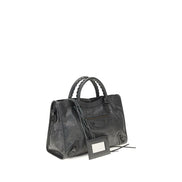 Balenciaga Gray Lambskin Shoulder Bag